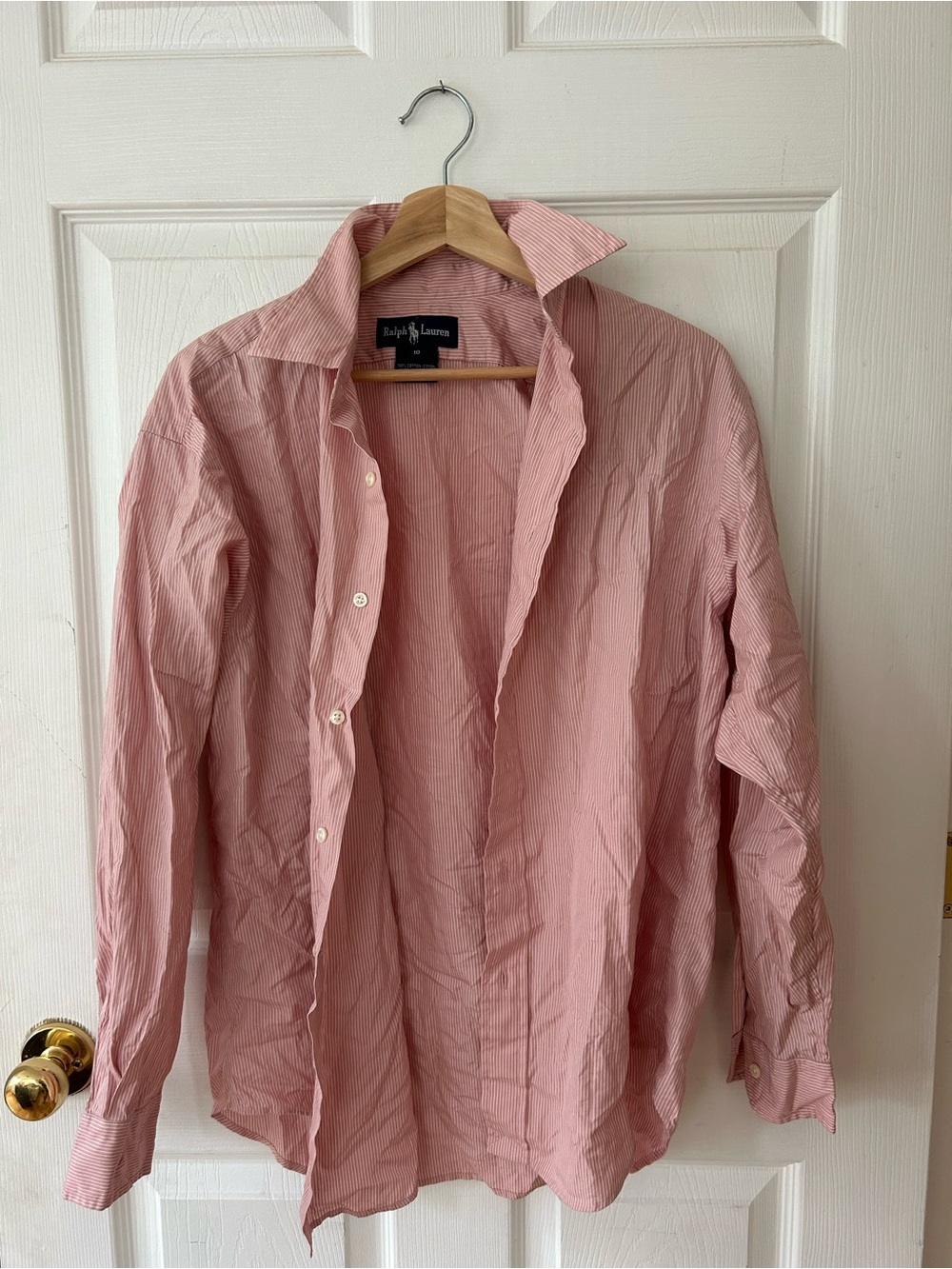 Ralph Lauren Men’s Button Down Shirts in Salmon & Light Blue